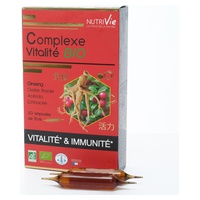 Ampolas - Complexo Orgânico de Vitalidade 20 unidades de 15ml - Nutrivie