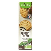 Cookies Recheados com Cacau 185 g - Bio albon