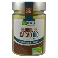 Manteiga de cacau orgânica 300 g - JOLIVIA