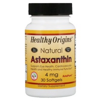 Astaxanthin Natural 30 cápsulas - Healthy Origins