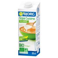 Creme de Cozinha Orgânico de Soja 250 ml de creme - Bjorg