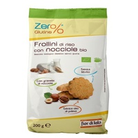 Biscoitos de arroz com avelãs 200 g - Zer%Glutine