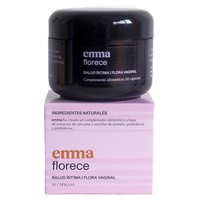 emma floresce – proteção da flora vaginal 30 cápsulas - emma health
