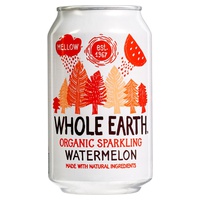Refrigerante de melancia orgânico 330 ml - Whole Earth
