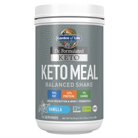 Dr. formulated keto meal, baunilha 672 g de pó - Garden of Life