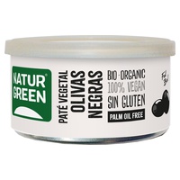 Patê Vegetal de Azeitonas Pretas Bio 125 g - NaturGreen