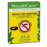 Pulseira Anti-Mosquitos Preta 1 unidade - Mousticare