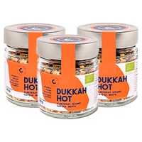 3 pack dukkah hot bio 3 unidades de 90g - Como Dukkah