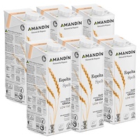 Pacote de bebidas com espelta prebiótica 6 unidades de 1L - Amandin