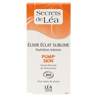 Elixir Brilho Sublime, Nutrição Intesnsa Pump'Skin Bio 30 ml de creme - Secrets de Lea / Natessance