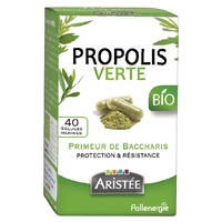 Própolis verde de Baccharis orgânico 40 cápsulas de 200mg - Pollenergie