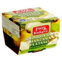 Compota de Maçã e Banana sem açúcar Bio 2 unidades de 100g - Espiga Biológica