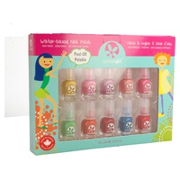 Kit Paleta Festiva - Verniz de Unhas à base de água 10 unidades de 2ml - Suncoat Girl