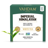 Chá Branco Imperial do Himalaia 15 saquetas de infusão - Vahdam Teas