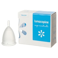 Copo Menstrual Reutilizável Incolor, Tamanho 2 1 unidade - Lunacopine