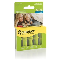 Ohropax tampões de ouvido de espuma macia mini 10 unidades - Ohropax