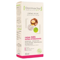 Creme SOS Ultra Hidratante Bio 50 ml de creme - Dermaclay