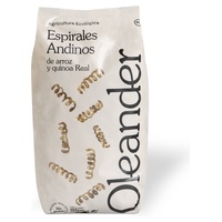 Espirais de massa andina de arroz e quinoa real 500 g - Oleander