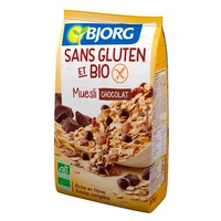 Muesli de chocolate sem glúten 375 g (Chocolate) - Bjorg