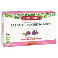 Bio amor-perfeito selvagem bardana 20 ampolas de 15ml - Superdiet