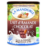 Leite de Amêndoa Chocolate sem Glúten Bio 400 g de pó - La Mandorle