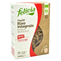 Arroz integral orgânico fusilli 340 g - Felicia Bio