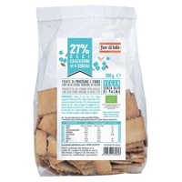 Crackerini Integrais com Farinha de Grão-de-bico e 4 Cereais 200 g - Fior di Loto