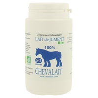 Cápsulas orgânicas de leite de égua 90 cápsulas vegetais (500mg) - Chevalait