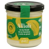 Allioli com alho roxo e óleo 135 g - Familia Suarez