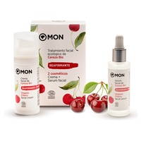 Creme de cereja + tratamento facial com soro orgânico 50 ml + 30 ml - Mon Deconatur