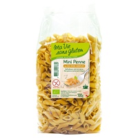 Mini Penne de Arroz Meio Cheio Bio 500 g - Ma Vie sans Gluten