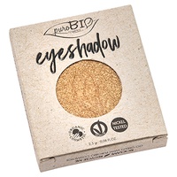 Sombra de olhos de refil iridescente 24 ouro claro 2,5 g de pó (Dourado) - Purobio