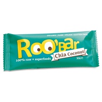 100% cru e barra de coco 30 g - Roobar