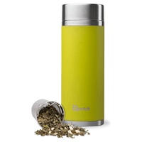 Termo para Chá Inox - Verde 300 ml - Qwetch