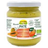 Patê orgânico de mamão e manga 175 g - Granovita