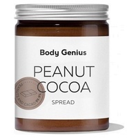 Manteiga de amendoim e cacau sem açúcar 300 g de creme (Cacau) - Body Genius