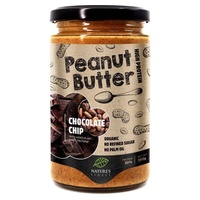 Manteiga de amendoim orgânica com pepitas de chocolate 350 g (Chocolate) - Nature's Finest