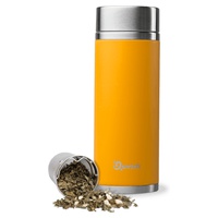 Termo para Chá Inox - Açafrão 300 ml - Qwetch