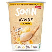 Iogurte de aveia e banana natural 400 g (Banana - Aveia) - Soon