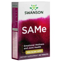 Ultra SAM-e 60 tabletes de 200mg - Swanson