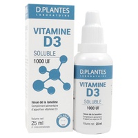 Vitamina D3 Solúvel 20 ml - D. Plantes
