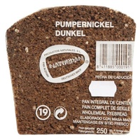 Pumpernickel de pão preto Nº19 250 g - Naturpan