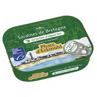 Sardinhas da Bretanha com Tartar de Algas Bio 135 g - Phare d'Eckmühl