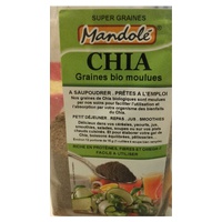 Sementes de chia moídas 175 g de pó - Mandole