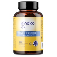 UC-II e colágeno ovomet tipo I, II, V, X 120 cápsulas - Kinoko Life