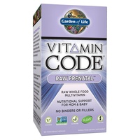 Vitamin code raw pré-natal 180 cápsulas vegetais - Garden of Life