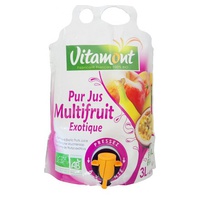 Suco multifrutas exótico puro 3 L - Vitamont