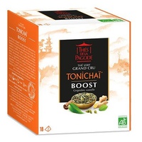 Tonichaï Boost - Sencha De Chine Chá verde, canela, gengibre e cardamomo 18 saquetas de infusão - Thé de la Pagode