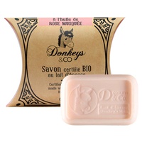 Sabonete Leite de Burra Rosa Mosqueta 100 g - Donkeys & Co