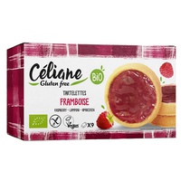 Tortinhas de framboesa orgânica 9 unidades - Céliane Gluten Free